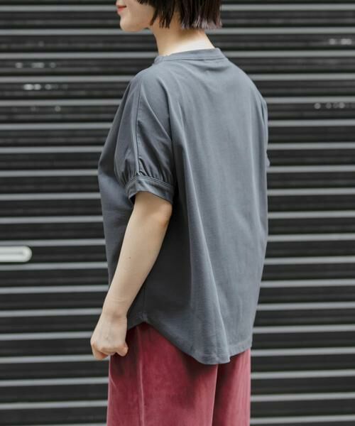 URBAN RESEARCH DOORS / アーバンリサーチ ドアーズ Tシャツ | FORK&SPOON　ボトルネックギャザースリーブTシャツ | 詳細19