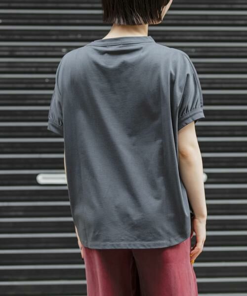 URBAN RESEARCH DOORS / アーバンリサーチ ドアーズ Tシャツ | FORK&SPOON　ボトルネックギャザースリーブTシャツ | 詳細20