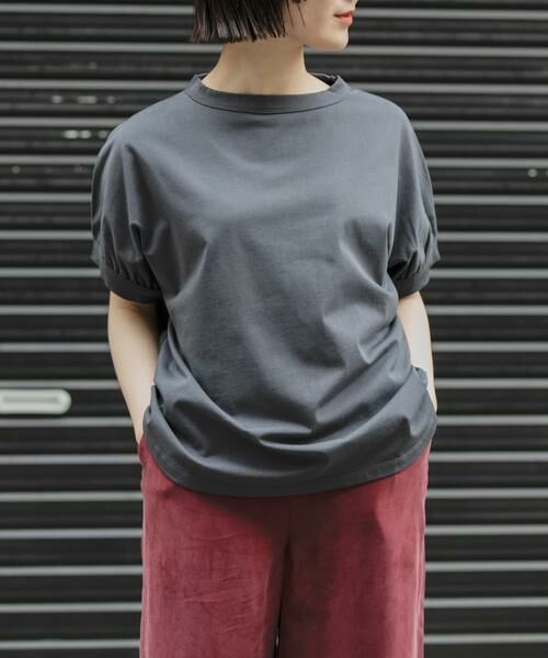 URBAN RESEARCH DOORS / アーバンリサーチ ドアーズ Tシャツ | FORK&SPOON　ボトルネックギャザースリーブTシャツ | 詳細22