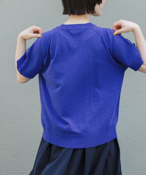 URBAN RESEARCH DOORS / アーバンリサーチ ドアーズ ニット・セーター | FORK&SPOON　ラグランスリーブニットTシャツ | 詳細3
