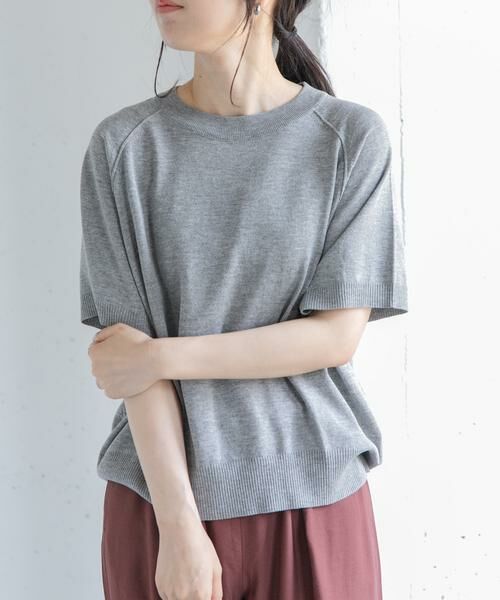 URBAN RESEARCH DOORS / アーバンリサーチ ドアーズ ニット・セーター | FORK&SPOON　ラグランスリーブニットTシャツ | 詳細23