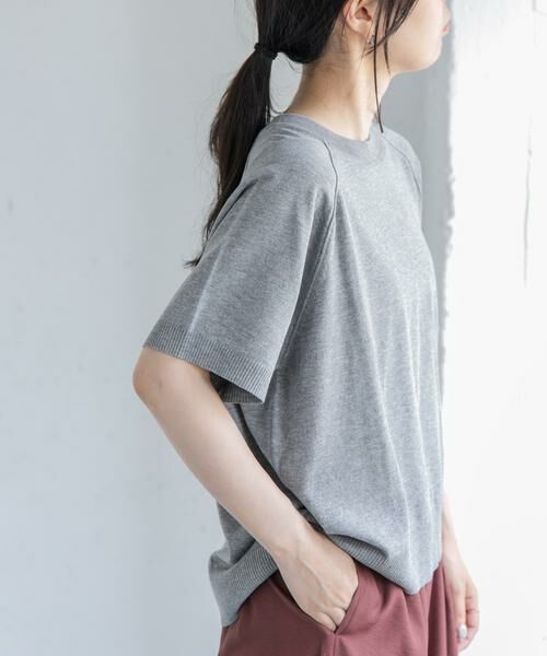 URBAN RESEARCH DOORS / アーバンリサーチ ドアーズ ニット・セーター | FORK&SPOON　ラグランスリーブニットTシャツ | 詳細24