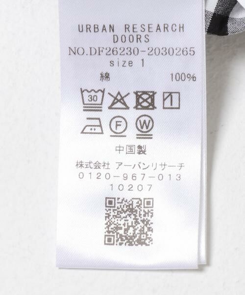 URBAN RESEARCH DOORS / アーバンリサーチ ドアーズ シャツ・ブラウス | FORK&SPOON　バンドカラーワイドシャツ | 詳細23