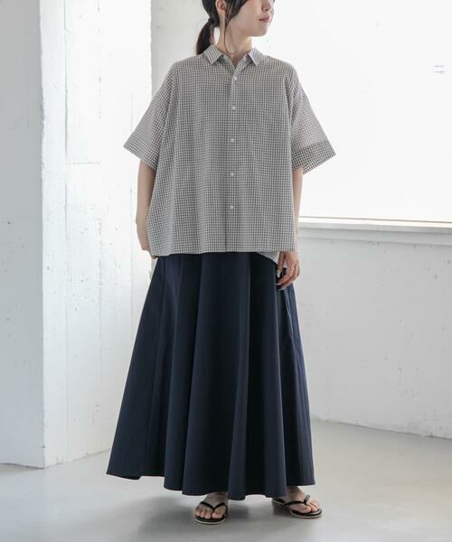 URBAN RESEARCH DOORS / アーバンリサーチ ドアーズ シャツ・ブラウス | FORK&SPOON　ワイド5分袖シャツ | 詳細15
