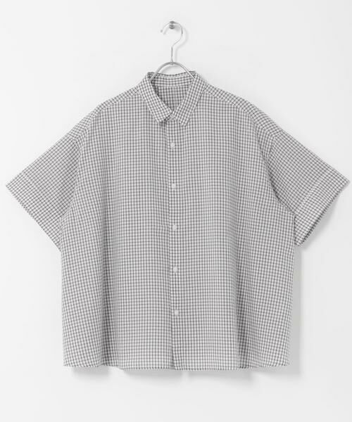 URBAN RESEARCH DOORS / アーバンリサーチ ドアーズ シャツ・ブラウス | FORK&SPOON　ワイド5分袖シャツ（アイボリー）