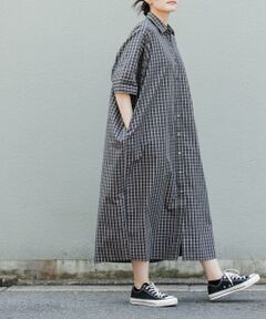 URBAN RESEARCH DOORS / アーバンリサーチ ドアーズ ワンピース | FORK&SPOON　ワイドシルエットシャツワンピース