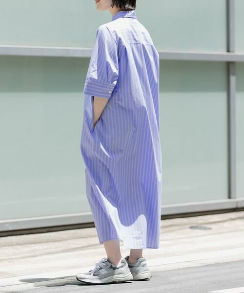 URBAN RESEARCH DOORS / アーバンリサーチ ドアーズ ワンピース | FORK&SPOON　ワイドシルエットシャツワンピース | 詳細3