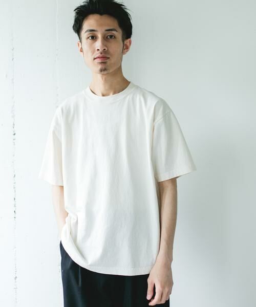 URBAN RESEARCH DOORS / アーバンリサーチ ドアーズ Tシャツ | MADE IN USA ガーメントダイ Tシャツ（ホワイト）