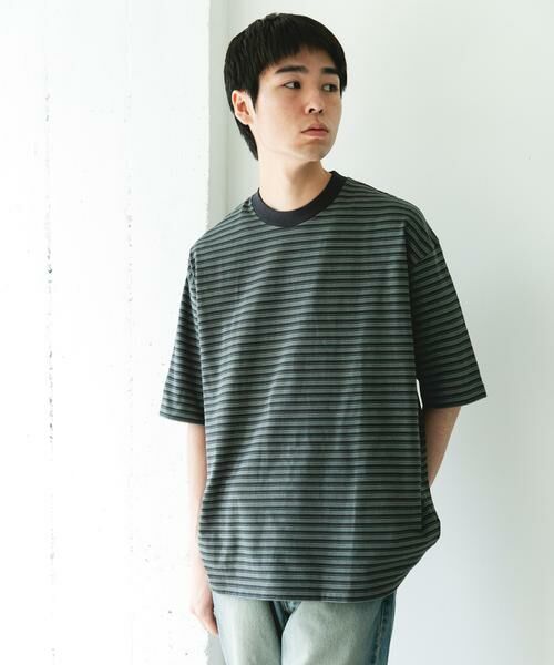 URBAN RESEARCH DOORS / アーバンリサーチ ドアーズ Tシャツ | OUTDOOREXCHANGE ボーダーTシャツ | 詳細4