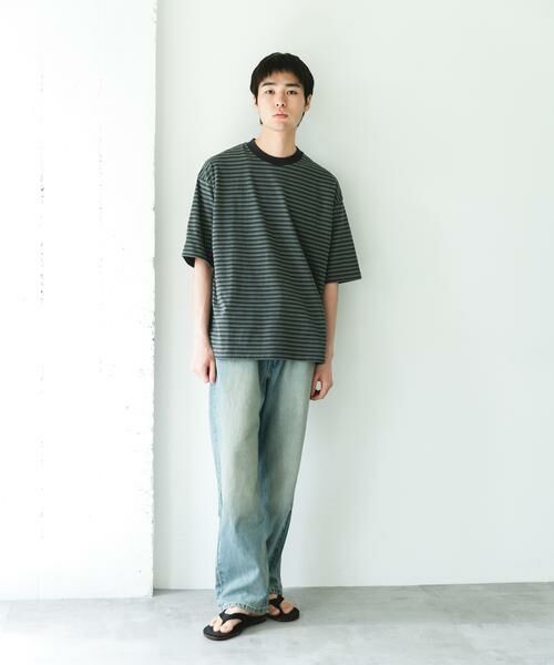 URBAN RESEARCH DOORS / アーバンリサーチ ドアーズ Tシャツ | OUTDOOREXCHANGE ボーダーTシャツ | 詳細5
