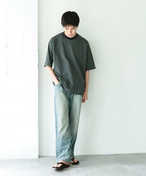 URBAN RESEARCH DOORS / アーバンリサーチ ドアーズ Tシャツ | OUTDOOREXCHANGE ボーダーTシャツ | 詳細6