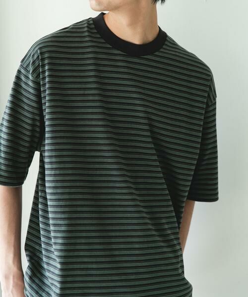 URBAN RESEARCH DOORS / アーバンリサーチ ドアーズ Tシャツ | OUTDOOREXCHANGE ボーダーTシャツ（グレー系その他）