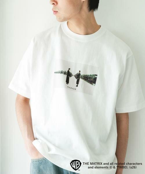 URBAN RESEARCH DOORS / アーバンリサーチ ドアーズ Tシャツ | THE MATRIX SHORT-SLEEVE T-SHIRTS（ホワイト）