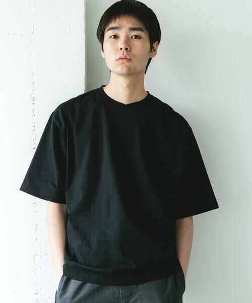 URBAN RESEARCH DOORS / アーバンリサーチ ドアーズ Tシャツ | 『速乾/接触冷感/UVカット』Sorona ラウンドカラーショートスリーブTシャツ | 詳細13