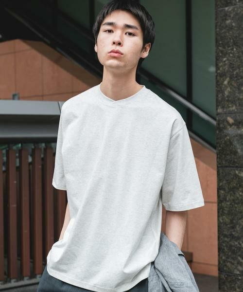 URBAN RESEARCH DOORS / アーバンリサーチ ドアーズ Tシャツ | 『速乾/接触冷感/UVカット』Sorona ラウンドカラーショートスリーブTシャツ | 詳細21
