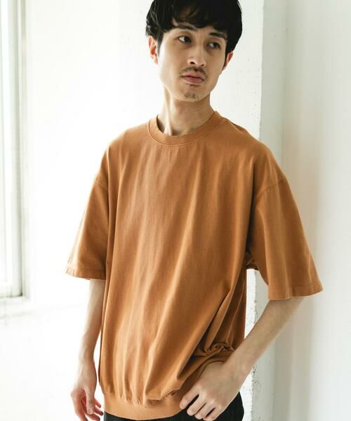 URBAN RESEARCH DOORS / アーバンリサーチ ドアーズ Tシャツ | Grow Organic スウェットTシャツ（オレンジ）