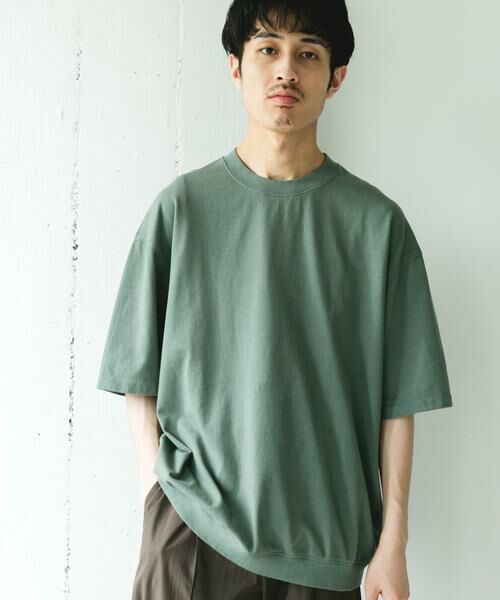 URBAN RESEARCH DOORS / アーバンリサーチ ドアーズ Tシャツ | Grow Organic スウェットTシャツ（グリーン）