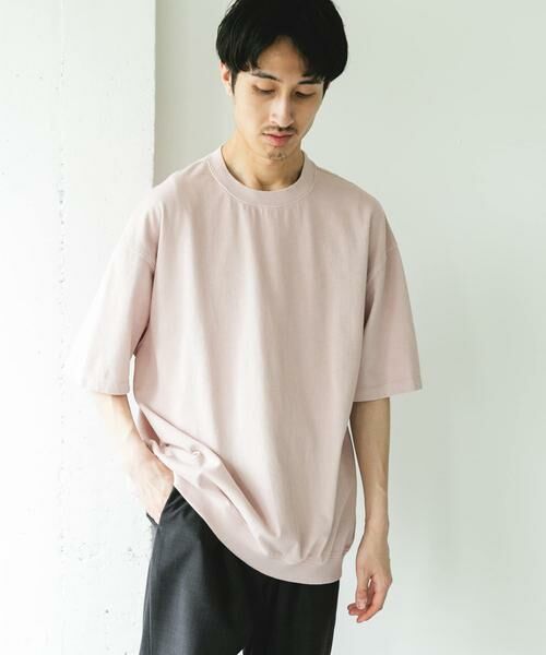 URBAN RESEARCH DOORS / アーバンリサーチ ドアーズ Tシャツ | Grow Organic スウェットTシャツ（ライトピンク）