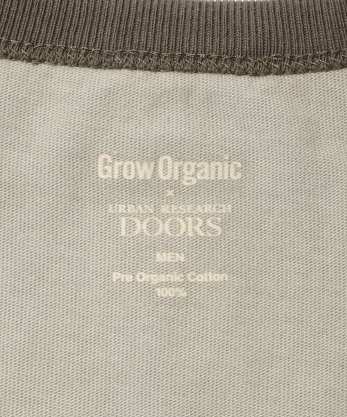 URBAN RESEARCH DOORS / アーバンリサーチ ドアーズ Tシャツ | Grow Organic ベースボールTシャツ | 詳細13