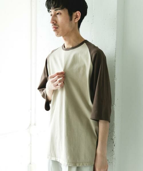 URBAN RESEARCH DOORS / アーバンリサーチ ドアーズ Tシャツ | Grow Organic ベースボールTシャツ | 詳細4