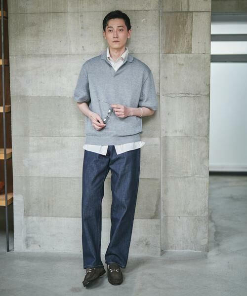 URBAN RESEARCH DOORS / アーバンリサーチ ドアーズ ニット・セーター | 『洗濯可/UVカット』『URTECH』Aircare ショートスリーブニットポロ | 詳細25