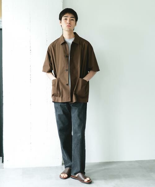 URBAN RESEARCH DOORS / アーバンリサーチ ドアーズ シャツ・ブラウス | 『速乾/イージーケア/UVカット』『URTECH』Aircare ショートスリーブシャツジャケット | 詳細13