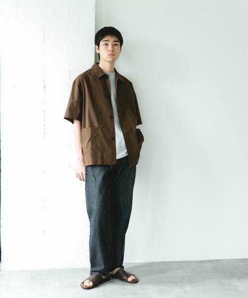 URBAN RESEARCH DOORS / アーバンリサーチ ドアーズ シャツ・ブラウス | 『速乾/イージーケア/UVカット』『URTECH』Aircare ショートスリーブシャツジャケット | 詳細14