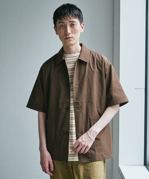 URBAN RESEARCH DOORS / アーバンリサーチ ドアーズ シャツ・ブラウス | 『速乾/イージーケア/UVカット』『URTECH』Aircare ショートスリーブシャツジャケット | 詳細4