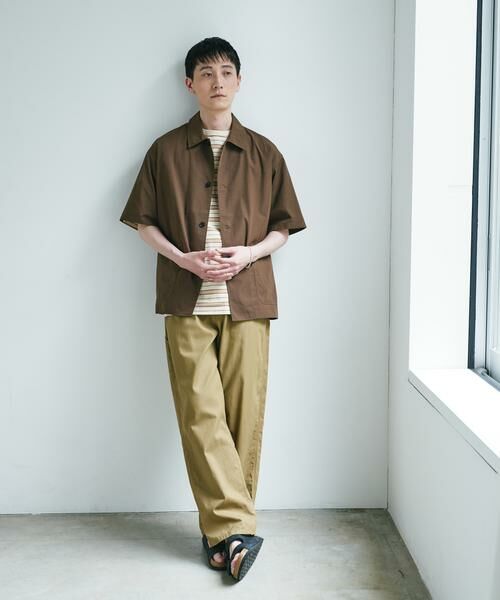 URBAN RESEARCH DOORS / アーバンリサーチ ドアーズ シャツ・ブラウス | 『速乾/イージーケア/UVカット』『URTECH』Aircare ショートスリーブシャツジャケット | 詳細7