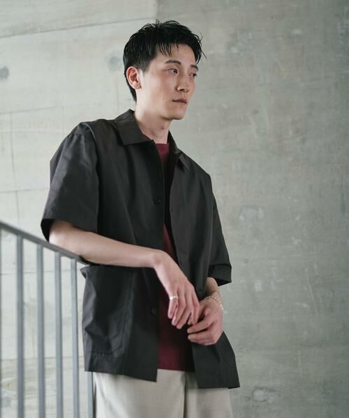 URBAN RESEARCH DOORS / アーバンリサーチ ドアーズ シャツ・ブラウス | 『速乾/イージーケア/UVカット』『URTECH』Aircare ショートスリーブシャツジャケット | 詳細21
