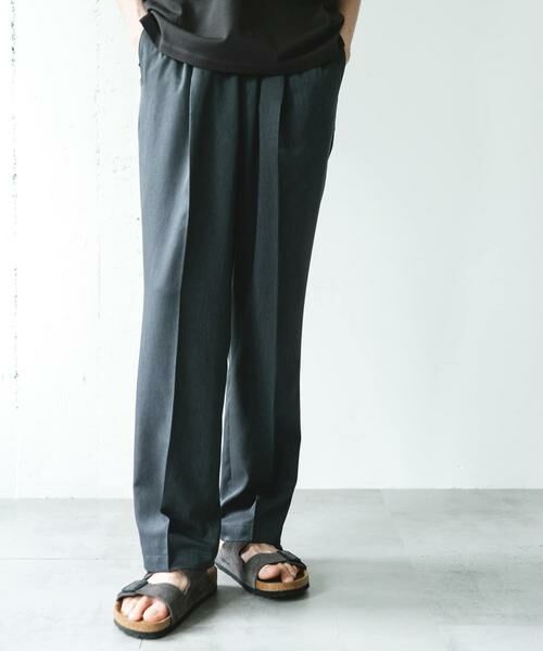 URBAN RESEARCH DOORS / アーバンリサーチ ドアーズ その他パンツ | COOLFIBER ツイルシャーリングスラックス | 詳細14
