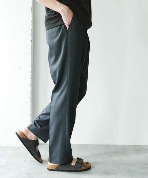 URBAN RESEARCH DOORS / アーバンリサーチ ドアーズ その他パンツ | COOLFIBER ツイルシャーリングスラックス | 詳細17