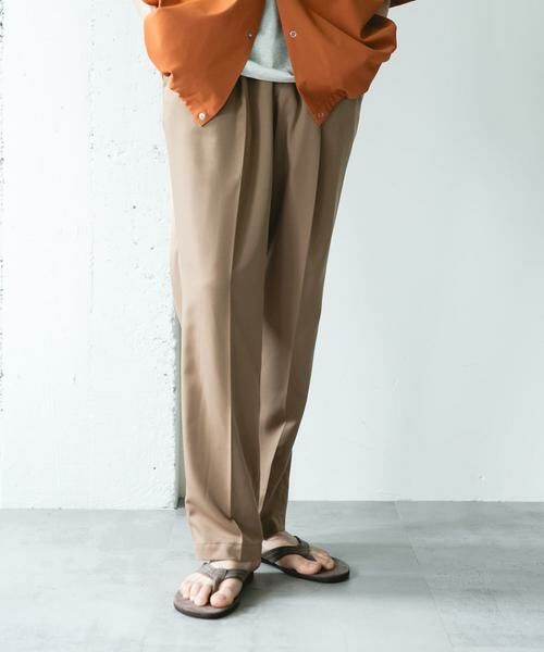 URBAN RESEARCH DOORS / アーバンリサーチ ドアーズ その他パンツ | COOLFIBER ツイルシャーリングスラックス | 詳細28