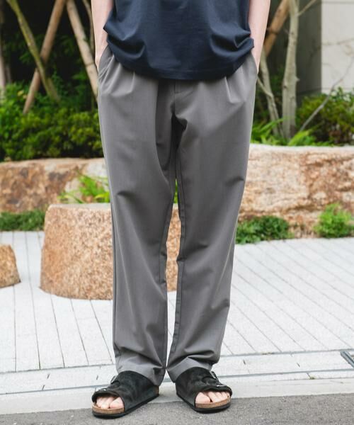 URBAN RESEARCH DOORS / アーバンリサーチ ドアーズ その他パンツ | サマーウールライクイージートラウザー（グレー）