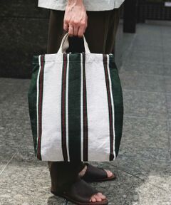 URBAN RESEARCH DOORS / アーバンリサーチ ドアーズ トートバッグ | 2WAYストライプトートバッグ