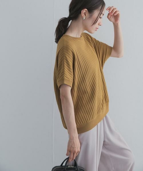 URBAN RESEARCH DOORS / アーバンリサーチ ドアーズ Tシャツ | ハニカムタックフレンチプルオーバー | 詳細1