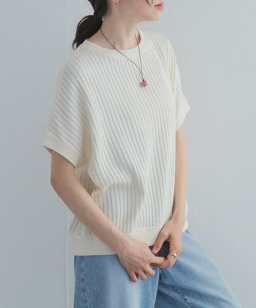 URBAN RESEARCH DOORS / アーバンリサーチ ドアーズ Tシャツ | ハニカムタックフレンチプルオーバー | 詳細13