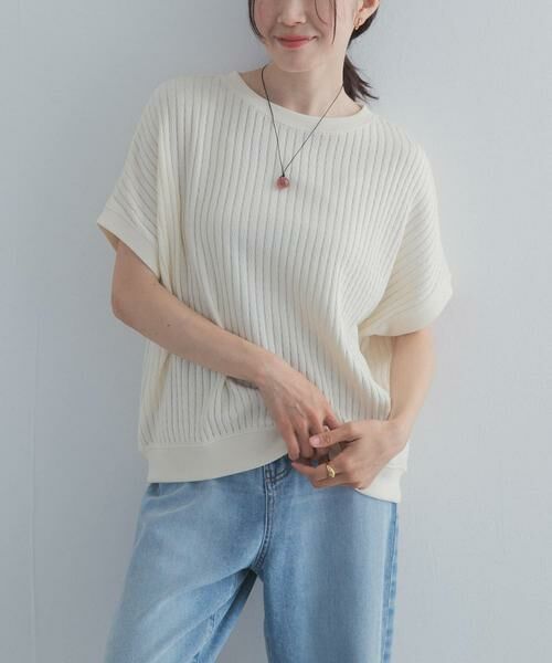 URBAN RESEARCH DOORS / アーバンリサーチ ドアーズ Tシャツ | ハニカムタックフレンチプルオーバー | 詳細14