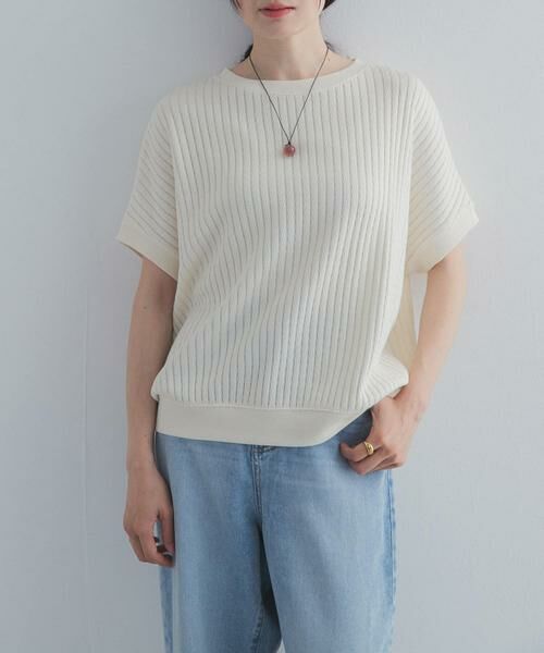 URBAN RESEARCH DOORS / アーバンリサーチ ドアーズ Tシャツ | ハニカムタックフレンチプルオーバー | 詳細15
