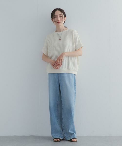 URBAN RESEARCH DOORS / アーバンリサーチ ドアーズ Tシャツ | ハニカムタックフレンチプルオーバー | 詳細18