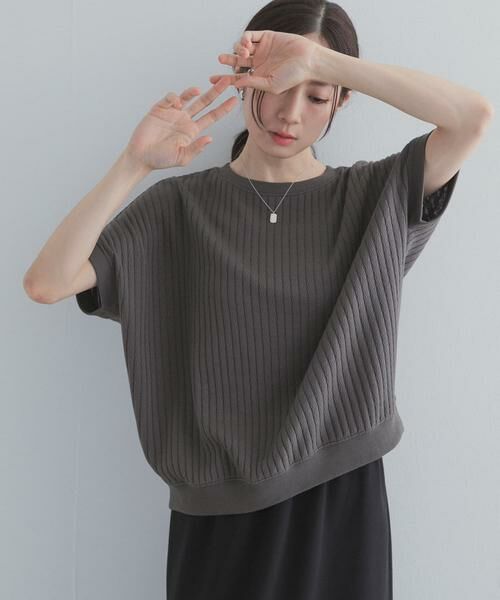 URBAN RESEARCH DOORS / アーバンリサーチ ドアーズ Tシャツ | ハニカムタックフレンチプルオーバー | 詳細24