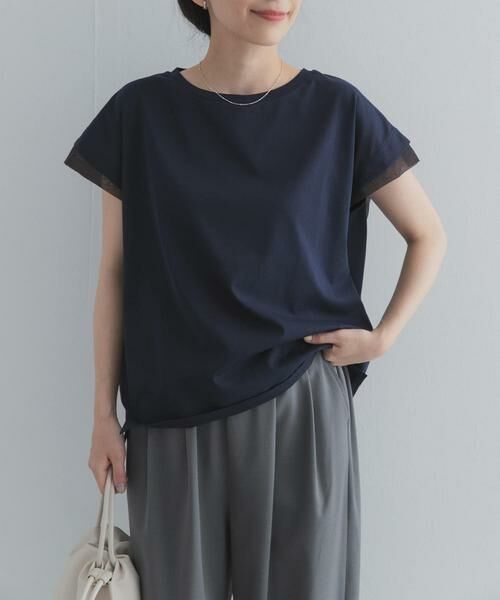 URBAN RESEARCH DOORS / アーバンリサーチ ドアーズ Tシャツ | シルケットコットンシアードッキングプルオーバー | 詳細2