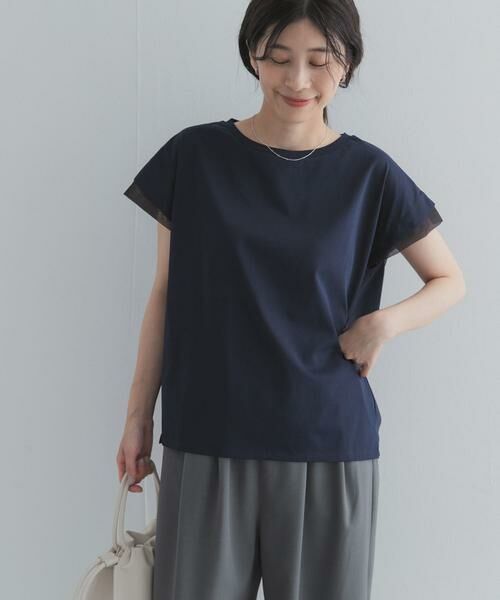 URBAN RESEARCH DOORS / アーバンリサーチ ドアーズ Tシャツ | シルケットコットンシアードッキングプルオーバー | 詳細4