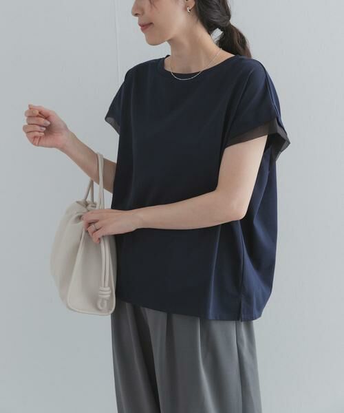 URBAN RESEARCH DOORS / アーバンリサーチ ドアーズ Tシャツ | シルケットコットンシアードッキングプルオーバー | 詳細5
