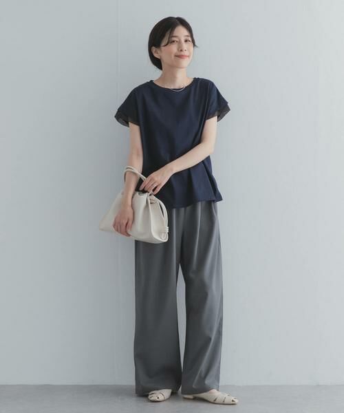 URBAN RESEARCH DOORS / アーバンリサーチ ドアーズ Tシャツ | シルケットコットンシアードッキングプルオーバー | 詳細7