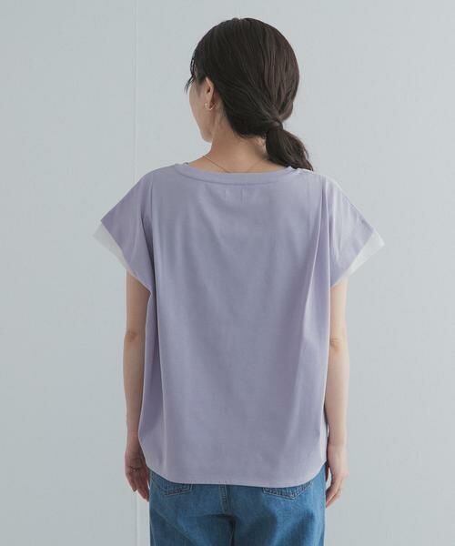 URBAN RESEARCH DOORS / アーバンリサーチ ドアーズ Tシャツ | シルケットコットンシアードッキングプルオーバー | 詳細23