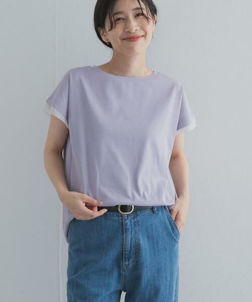 URBAN RESEARCH DOORS / アーバンリサーチ ドアーズ Tシャツ | シルケットコットンシアードッキングプルオーバー | 詳細15
