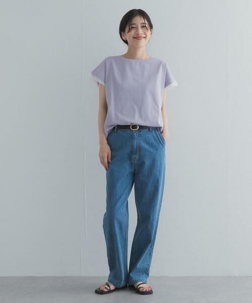 URBAN RESEARCH DOORS / アーバンリサーチ ドアーズ Tシャツ | シルケットコットンシアードッキングプルオーバー | 詳細20
