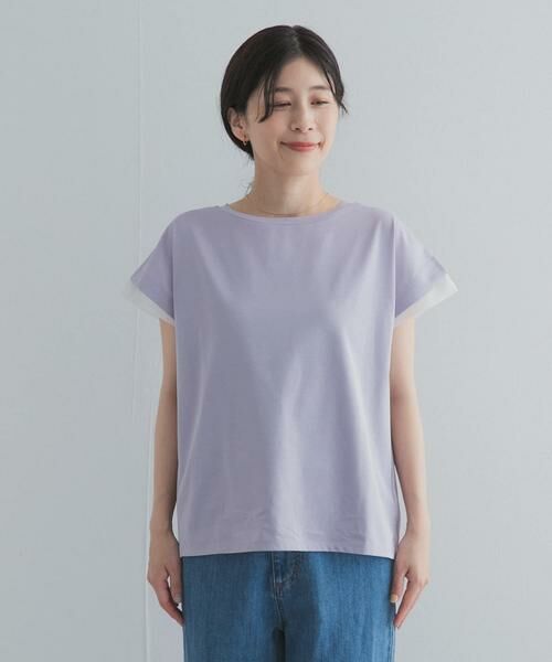 URBAN RESEARCH DOORS / アーバンリサーチ ドアーズ Tシャツ | シルケットコットンシアードッキングプルオーバー | 詳細21