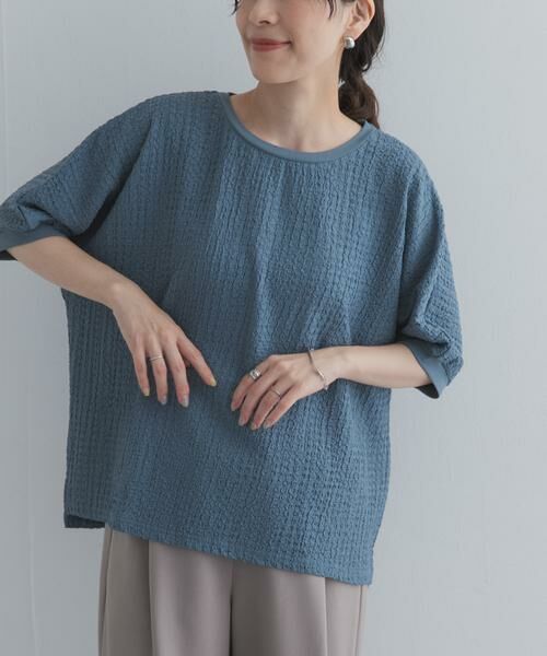 URBAN RESEARCH DOORS / アーバンリサーチ ドアーズ Tシャツ | ワッシャーカットドルマンプルオーバー | 詳細3
